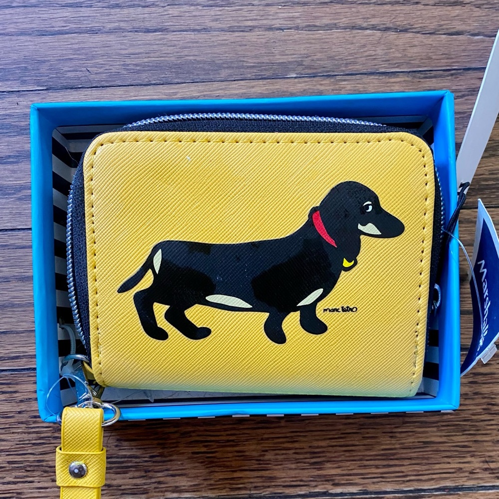NWT Dog Graphic Wallet/Wristlet